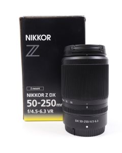 USED Nikon Z 50-250mm f4.5-6.3 DX VR Telephoto Zoom Lens