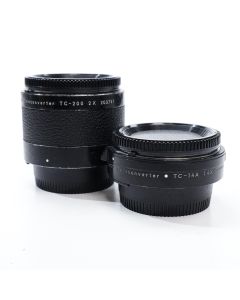 USED Nikon TC-200 2x / TC-14A 1.4x Teleconverter Kit Telephoto Lens Nikon F 