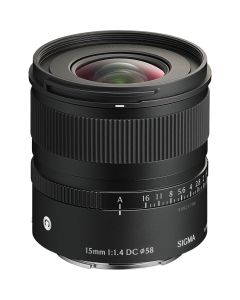 Sigma 15mm f1.4 DC Contemporary Lens - Fujifilm X Mount