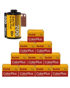 Kodak ColorPlus ISO 200 Colour 36 Exposure 35mm Film - 10 Pack