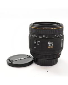 USED Sigma 50mm F/2.8 Close Up Macro Lens Nikon AF-D Mount