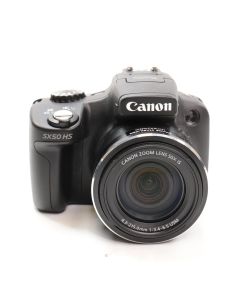 USED Canon PowerShot SX50 HS Black Digital Camera 