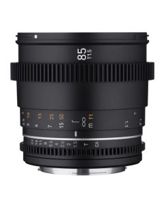 Samyang MF 85mm T1.5 VDSLR MK2 Lens For Canon RF (Open Box): VM4285