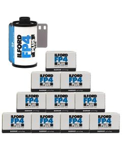 Ilford FP4 Plus ISO 125 Black & White 36 Exposure 35mm Film - 10 Pack