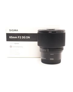 USED Sigma 65mm f2 DG DN I C Contemporary Lens - Sony FE Mount 