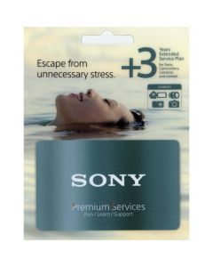 Sony +3 Three Year Extended Warranty (Registration Required)