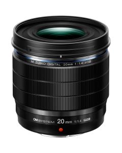 OM SYSTEM 20mm f1.4 M.Zuiko PRO Digital ED Lens