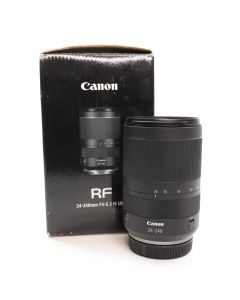 USED Canon RF 24-240mm f4-6.3 IS USM Lens 
