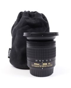 USED Nikon 10-20mm f4.5-5.6G AF-P VR NIKKOR DX Lens 