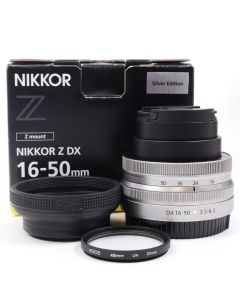 USED Nikon Z 16-50mm f3.5-6.3 DX VR Lens SILVER 