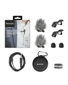 Saramonic DK4A PRO Micro Lav 3.5mm Sar/Senn/Rode/+ more