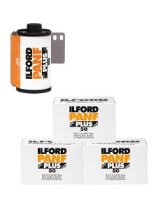 Ilford Pan F Plus ISO 50 Black & White 36 Exposure 35mm Film - 3 Pack