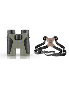 Zeiss Terra ED 10x42 Binoculars - Limited Edition With Harness - Velvet Green