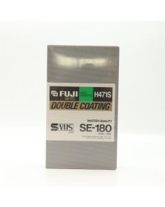USED Fuji Video Cassette H471S Double Coating SE-180 Master Quality New Old Stock