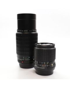 USED Pentax Lens Bundle Kit PK Mount 135MM F3.5 / 70-200MM F/4 