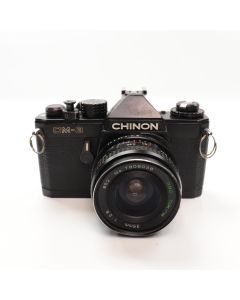USED Chinon CM-3 35mm Film Camera Tokina 35mm F2.8 Lens 
