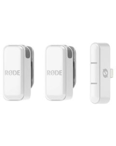 Rode Wireless Micro Ultra-compact Wireless Microphone System with Lightning - White