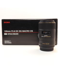 USED Sigma 105mm F2.8 EX DG OS Macro Lens: CANON 