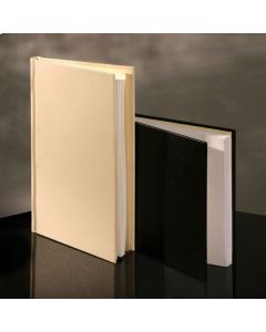 PermaJet SnapShut Folio Black Leather A4 Landscape - 25mm Spine