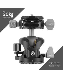 Vanguard LBP-50S Arca Compatible Low Profile Dual Axis Pro Ball Head