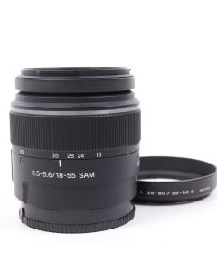 USED Sony 18-55mm f3.5-5.6 SAM DT Alpha Lens 
