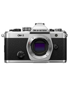 OM SYSTEM OM-3 Mirrorless Digital Camera Body - Silver