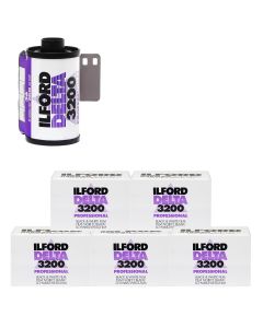 Ilford Delta 3200 Black & White 36 Exposure 35mm Film - 5 Pack