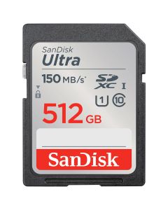 SanDisk 512GB Ultra SDXC Card, SD Card, Memory Card With Up To 150 MB/s
