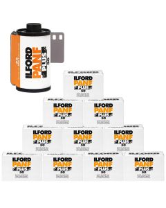 Ilford Pan F Plus ISO 50 Black & White 36 Exposure 35mm Film - 10 Pack
