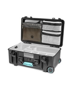 HPRC 2550W Wheeled Hard Case With Dividers And Organizer Lid - Turquoise