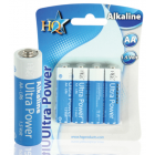 HQ Ultra Power Alkaline AA Battery - 4 Pack 