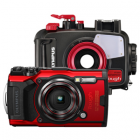 Olympus Tough TG-6 Digital Camera and PT-059 Waterproof Housing Kit - Red