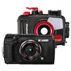 Olympus Tough TG-6 Digital Camera and PT-059 Waterproof Housing Kit - Black
