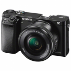Sony Alpha A6000 Digital Camera with 16-50mm Power Zoom Lens - Black