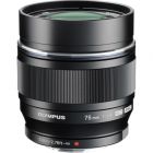 Olympus 75mm f1.8 M.Zuiko Digital ED Lens - Black