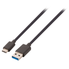 Valueline 1m USB 3.0 A Male to USB Type C