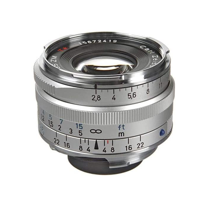 Zeiss 35mm f2.8 C Biogon T* ZM Leica M Mount Lens: Silver | Camera