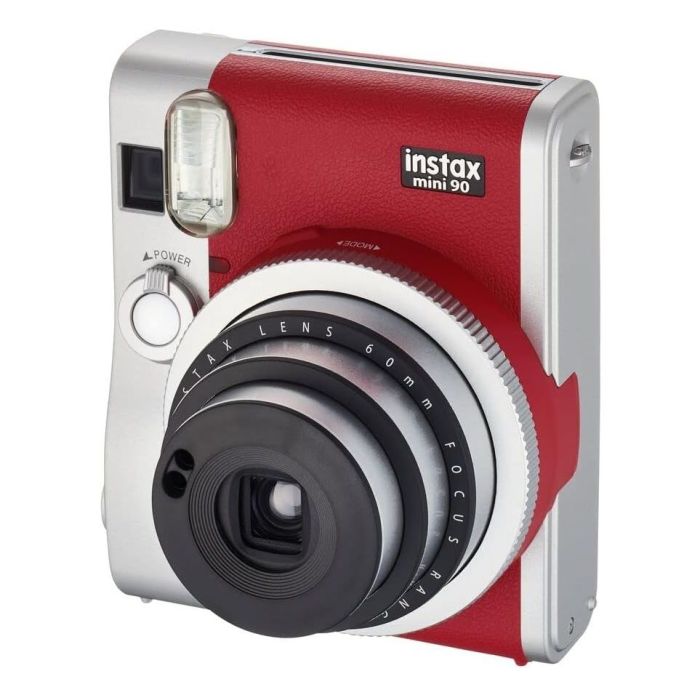 Fujifilm Instax Mini 90 Neo Classic Instant Film Camera: Red