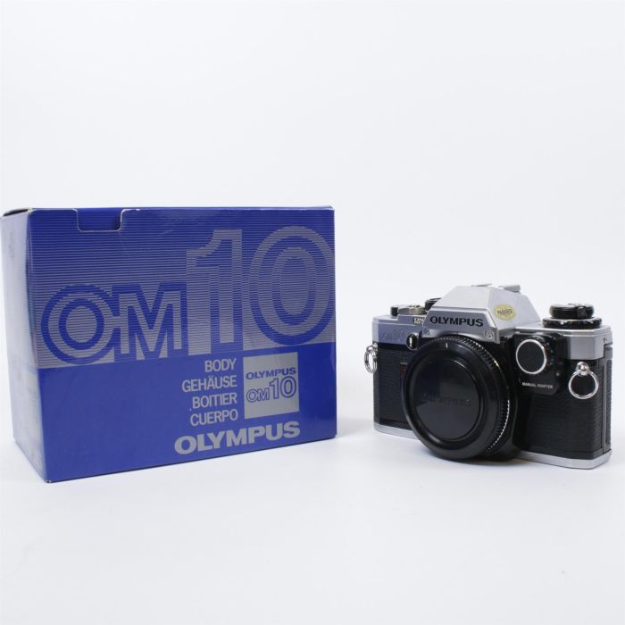 USED Olympus OM10 Film Camera With Lens Manual Adapter (BOXED