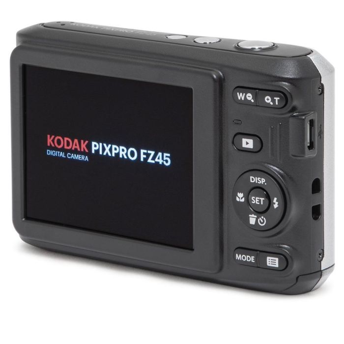 Kodak PIXPRO FZ45 Compact Digital Camera - Silver | Camera Centre UK