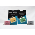 Summit Memory Card Case for SD / Micro SD Key Ring - Grey