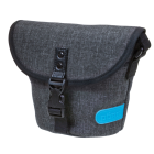 Dorr City Basic Large Shoulder Bag - Grey / Blue