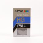 USED TDK Super Avilyn HG L-750 Betamax Tape New Old Stock