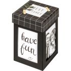 Walther FB280B Photo Gift Box Surprise (Black) 8.5x8.5x13.5 cm