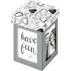 Walther FB280D Photo Gift Box Surprise (Grey) 8.5x8.5x13.5 cm
