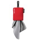 Spudz 6x6 Classic Lens Cloth In Pouch - Vivid Red