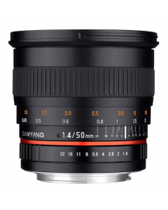 Samyang 50mm F1.4 AS UMC Fast Prime Lens: Nikon  Mount CA2526