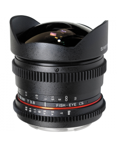 Samyang 8mm T3.8 Asph IF MC Fisheye CS VDSLR Lens: CANON