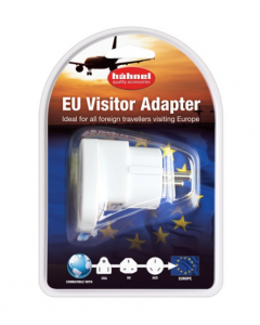 Hahnel European Mainland Visitor Power Plug Adapter