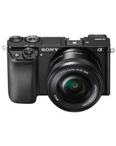 Sony Alpha A6000 Digital Camera with 16-50mm PZ Lens - Black: Refurbished